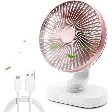 Ventilateur de bureau portable rechargeable (1/4)