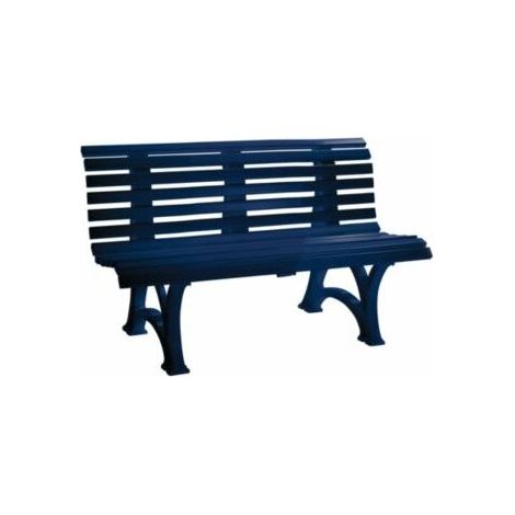 Gartenbank HELGOLAND 3-Sitzer Länge 1500 mm, blau (1/5)