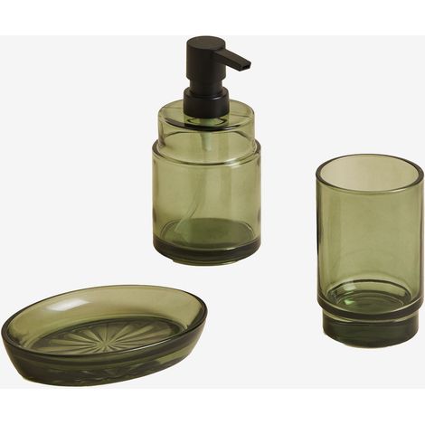 Set de baño en vidrio Helmont SKLUM