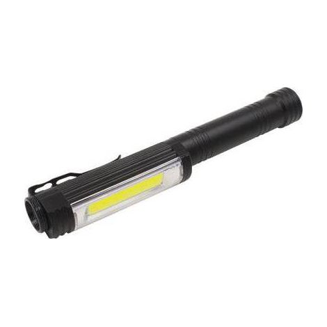 TORCIA LED NERO CALAMITO LUCE QUADRA