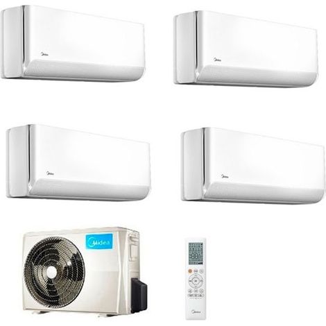Climatizzatore Midea Quadri Split BreezeleSS E 9000+9000+12000+12000 M40-36FN8-Q R-32 9+9+12+12