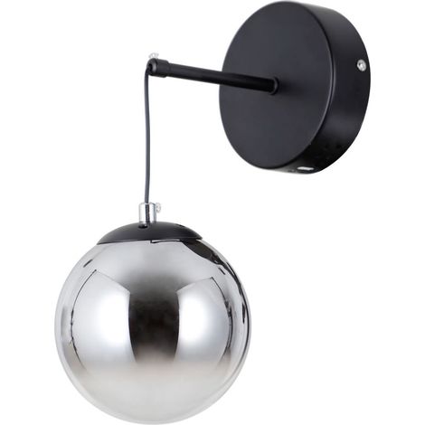 Lámpara de pared LED Velada negra MAT ALU italux WL-34381-1-BK (1/2)