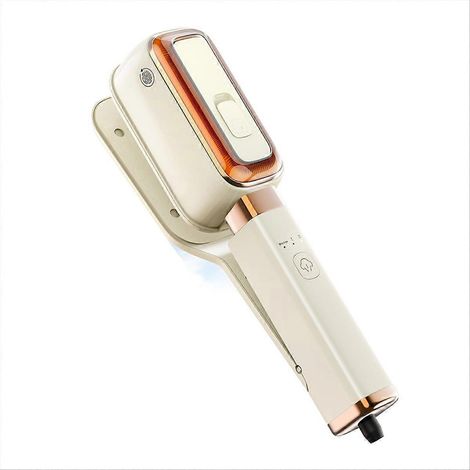 Tragbarer 1000-W-Dampfglätter, heizt in 15 Sekunden auf, 180° drehbarer Griff, ideal für Reisen und Zuhause (europäischer Stecker). (1/5)