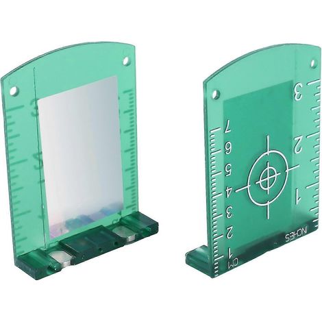 Cibles laser, lot de 2 cibles magnétiques pour lasers de sol à faisceau vert, avec plaque de carton. Niveau laser. (1/5)