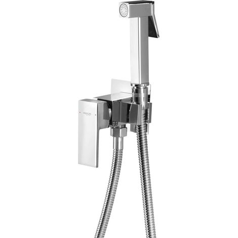Aqualine Bidet-Zubehör - Bidet-Armatur für Unterputzmontage, mit Brause, Chrom SK301