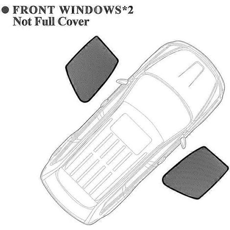 Pare-soleil magnétique pour vitres latérales de voiture BMW X5 M G05 (2018-2022), rideau pare-soleil en maille, protection UV, visière de protection solaire pour vitres avant. (1/5)