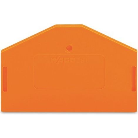 WAGO Abschlussplatte u. Zwischenplatte 280-313 orange (1/2)