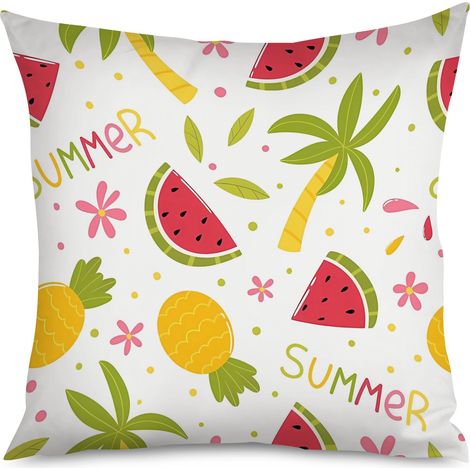 Housse de coussin pastèque mignonne à motifs (1/5)