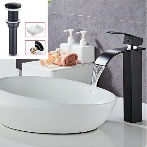 Rose Gold Salle de Bain Robinet de Salle de Bain Salle de Bain Bassin Robinet Robinet Robinet Robinet Robinet Robinet Robinet Simple Poignée Single Hard(Style 9 with Pop up) (1/5)