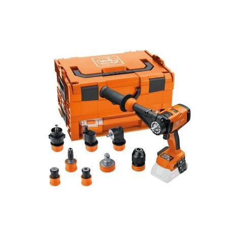 Taladro atornillador a batería Fein de 4 velocidades ASCM 18-4 QM AS QuickIN Set 18 V Solo incl. accesorios en L-Boxx - 71161566000 (1/5)