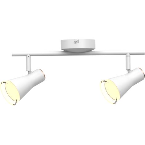 Plafoniera/Applique LED orientabile 2 luci bianca 3000K (1/5)