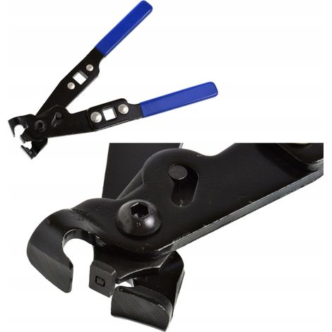 Geko Verstärkte schwarze Zurrzange 245 mm robust