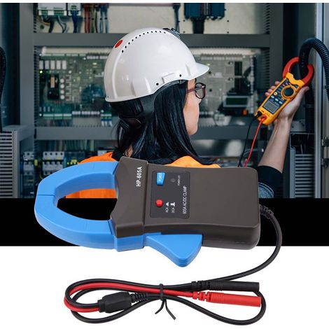 Pince ampèremétrique AC/DC 600A HP605A, adaptateur de mesure à pince, testeur avec sondes de test, pour multimètre, outil de diagnostic électrique (1/3)