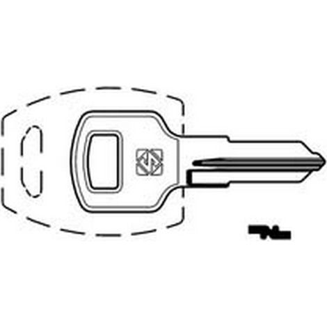 10PZ CHIAVI PER CILINDRI MERONI 4 SPINE PICCOLE MER43R - MER43R
