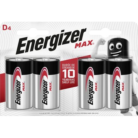 Energizer Alkaline Max Batterie Mono D 1,5 V, 4er Pack Batterie (1/3)