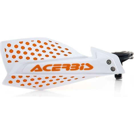Protectores de manos Acerbis X-ultimate (manillares/hojas) color blanco/naranja