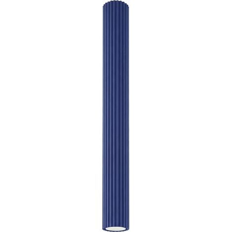 Plafoniere Karbon oltremare 6.5x60x6.5cm Alluminio Sollux (1/5)