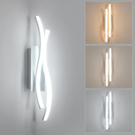 Modern Dimmable LED Wall Light 41cm 14W 1575lm CCT 3000K-6500K Memory Function for Indoor Use