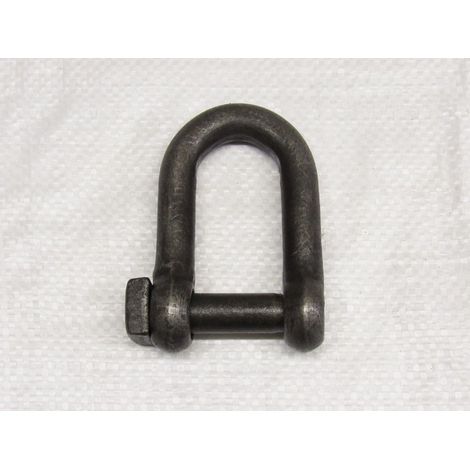 1" X 1" Screw Pin Square Head Self Colour Dee Shackle - Trawler Commercial Fishing D (1/2)