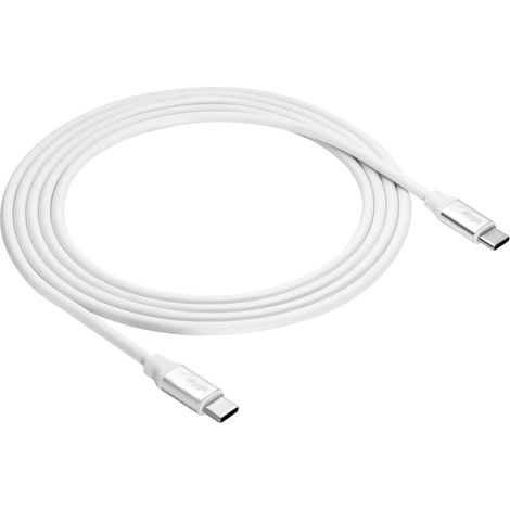 Akyga AK-USB-41 USB-C-Kabel 60W 3A PD QC Weiß 1,8 m (1/2)