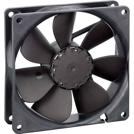 EBM Papst 3412NGH Ventola assiale 12 V/DC 91 m³/h (L x L x A) 92 x 92 x 25.4 mm