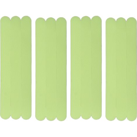 Ruban phosphorescent antidérapant pour escaliers, piscine et salle de bain - 12 bandes vert lumineux adhésives (1/5)