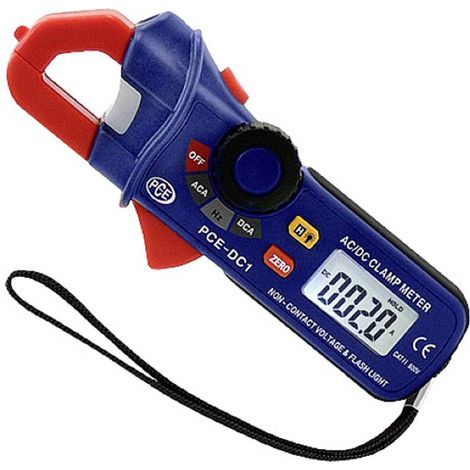 [GEBRAUCHT] B-Ware PCE Instruments Stromzange Zangenamperemeter PCE-DC1 AC DC Digital 200 A 18 mm (1/2)