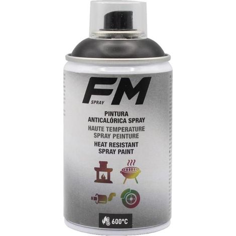 PINTURA SPRAY ANTICALORICA NEGRA 600Âº 250ML BOTE (1/2)