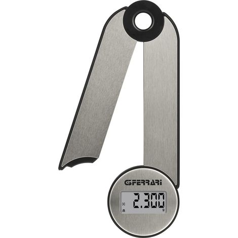 Balance de Cuisine Digitale, Plateau INOX, Haute Précision, Fonction TARE, Pliable et Gain de Place, Gris (1/5)