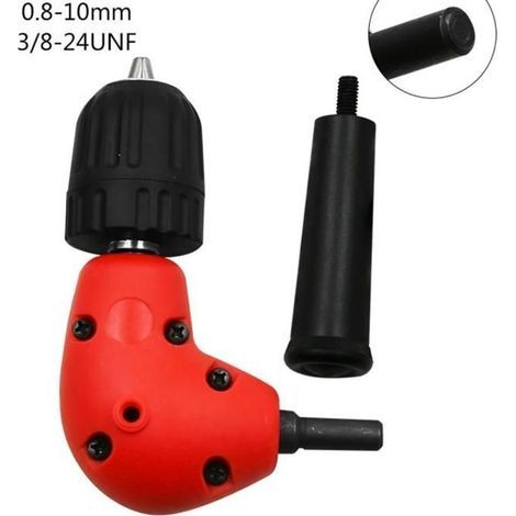 Perceuse électrique à 90 degrés cintreuse à angle droit perceuse à angle de 90 degrés - tête en plastique d' une seule pièce (1/4)