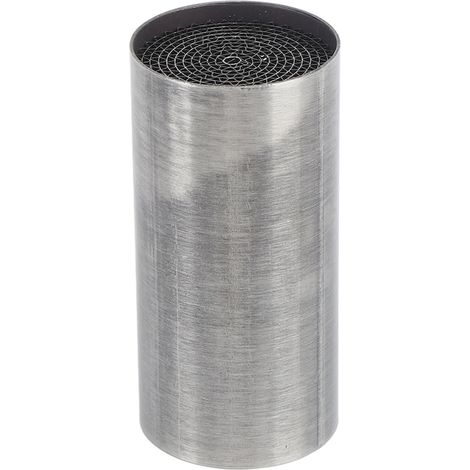 Tuyau d'échappement catalyseur en acier inoxydable, 48x100mm, couleur argent, silencieux performance, remplacement direct, qualité supérieure. (1/5)