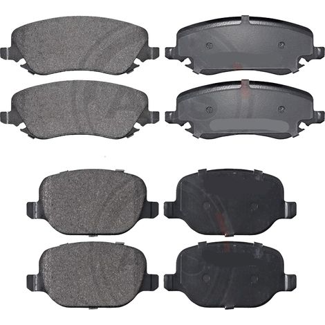 KIT PASTIGLIE FRENO ANTERIORI E POSTERIORI compatibile con LAND ROVER DISCOVERY II (L318) / PASTIGLIE FRENANTI AUTO OEM FDB980,FDB981 / SOSTITUZIONE DIRETTA / BASSA POLVERE / SILENZIOSO