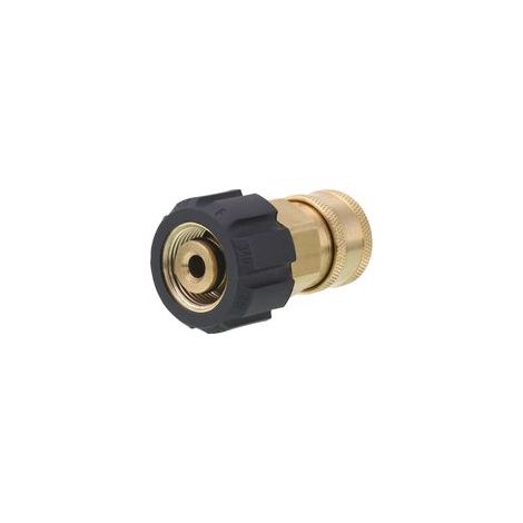 Tool Daily Raccord Rapide pour Pistolet et Tuyau de Nettoyeur Haute Pression, Douille 3/8" vers Métrique M22 14mm, 5000 PSI (345 Bar) (1/3)
