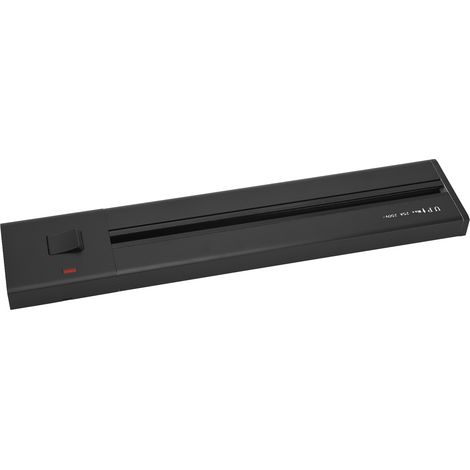 Rail de prises électriques 40cm mural en alliage d'aluminium, rail coulissant extensible 250V 25A, sans fil, jusqu'à 4 prises (1/5)