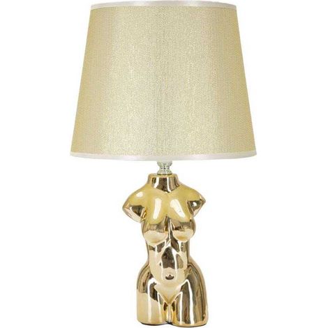 Lampe à poser en céramique Buste glam Buste femme