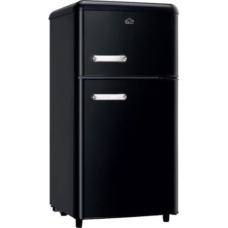 DCG Eltronic MF110BCDP Réfrigérateur-congélateur Pose libre Double porte 110 L Noir (1/2)