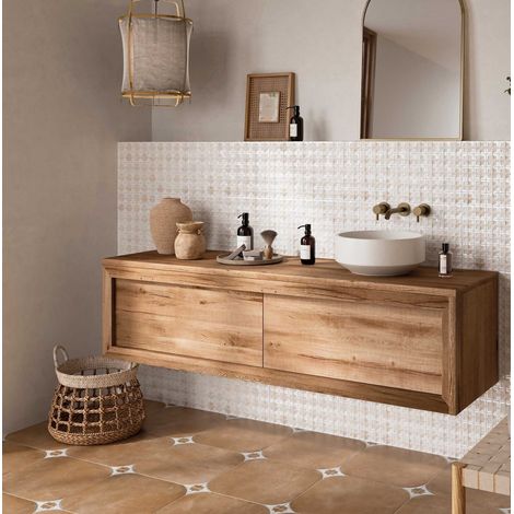 Carrelage Effet Terre Cuite TETUAN Arena White 31x56cm (1/3)