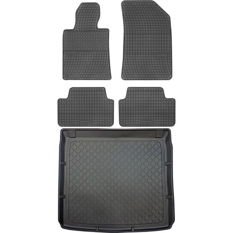Peugeot 508 I SW Kombi de enero de 2011 a septiembre de 2018. Juego de alfombrillas de goma para coche y alfombrilla para maletero. (1/5)