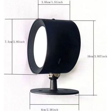 Applique Murale LED Rechargeable - Télécommande et Tactile Luminosité Réglable - Chevet de Chambre En Lisant (1/5)