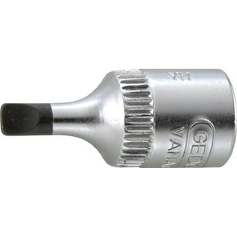 Gedore vaso de impacto IS 20 1/4″ ranura 6,5 x 1,2 mm - 6174230