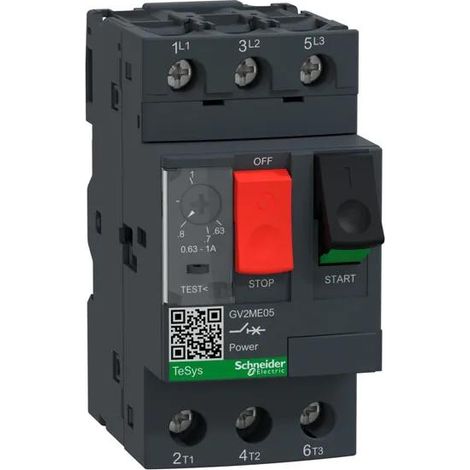 Schneider Electric GS Motorschutzschalter GV2ME05 weiß 0,63-1A
