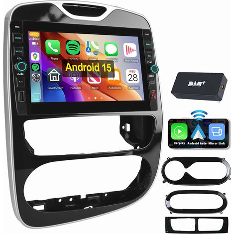 Pour Renault Clio 4 2012-2019 Android 15 Autoradio Carplay GPS USB WIFI Type-C 2+32G DAB