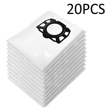 Lot de 20 Sacs pour Aspirateur Karcher wd4 wd5 wd6 mv4 mv5 mv6 Sac d'aspirateur lavable (1/4)