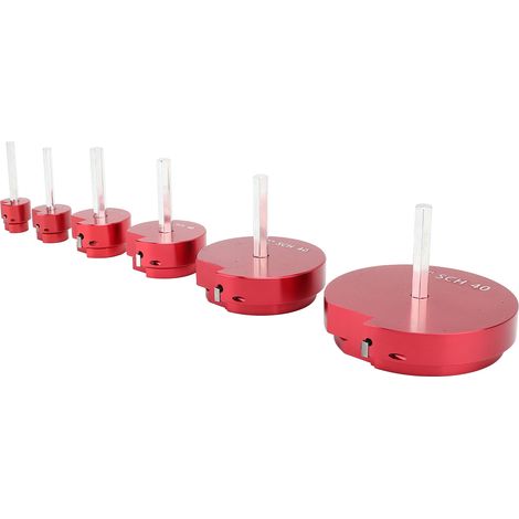Alésoir pour tuyaux PVC PPRK6, kit de 6 pièces pour raccords de tuyauterie en plastique, compatible avec les forets standard de 1/2 pouce. (1/5)
