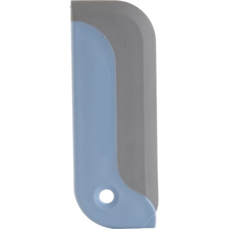 Petite raclette à eau en plastique ergonomique à bords arrondis avec trou de suspension, multifonctionnelle, pour miroir et plan de travail de cuisine. (1/5)