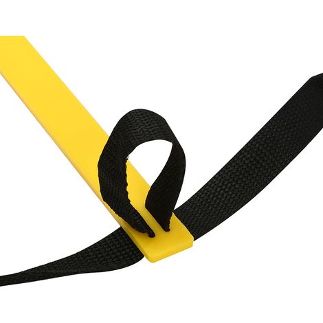 Échelle d'agilité pour l'entraînement de vitesse et le travail des jambes, outil d'exercice pour le football (10 barreaux)