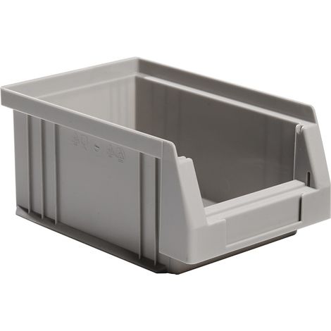 LA-KA-PE 01850 02 05 Sichtlagerkasten PLK L164xB105xH75mm PP grau (1/3)