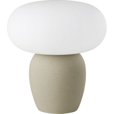 Lampe de table beige Cahuama Ø 30cm - 1x E27 - 99824 (1/3)
