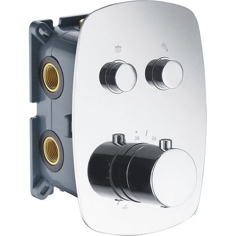 Rubinetto Incasso Doccia Termostatico 2 Vías Imex Imex Gsp02v (1/2)