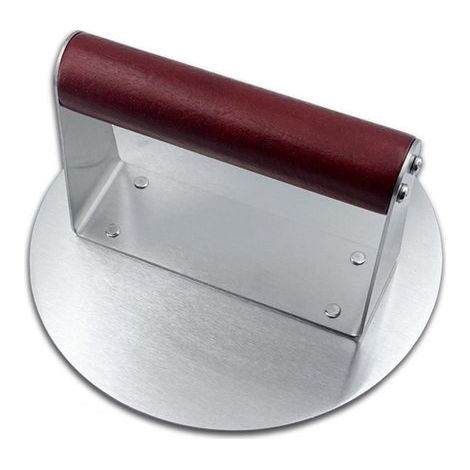 Pressa per hamburger in silicone con manico resistente al calore. Dai forma agli hamburger con un solo clic. Preparazione rapida di hamburger di carne. Un accessorio indispensabile in cucina. (1/5)